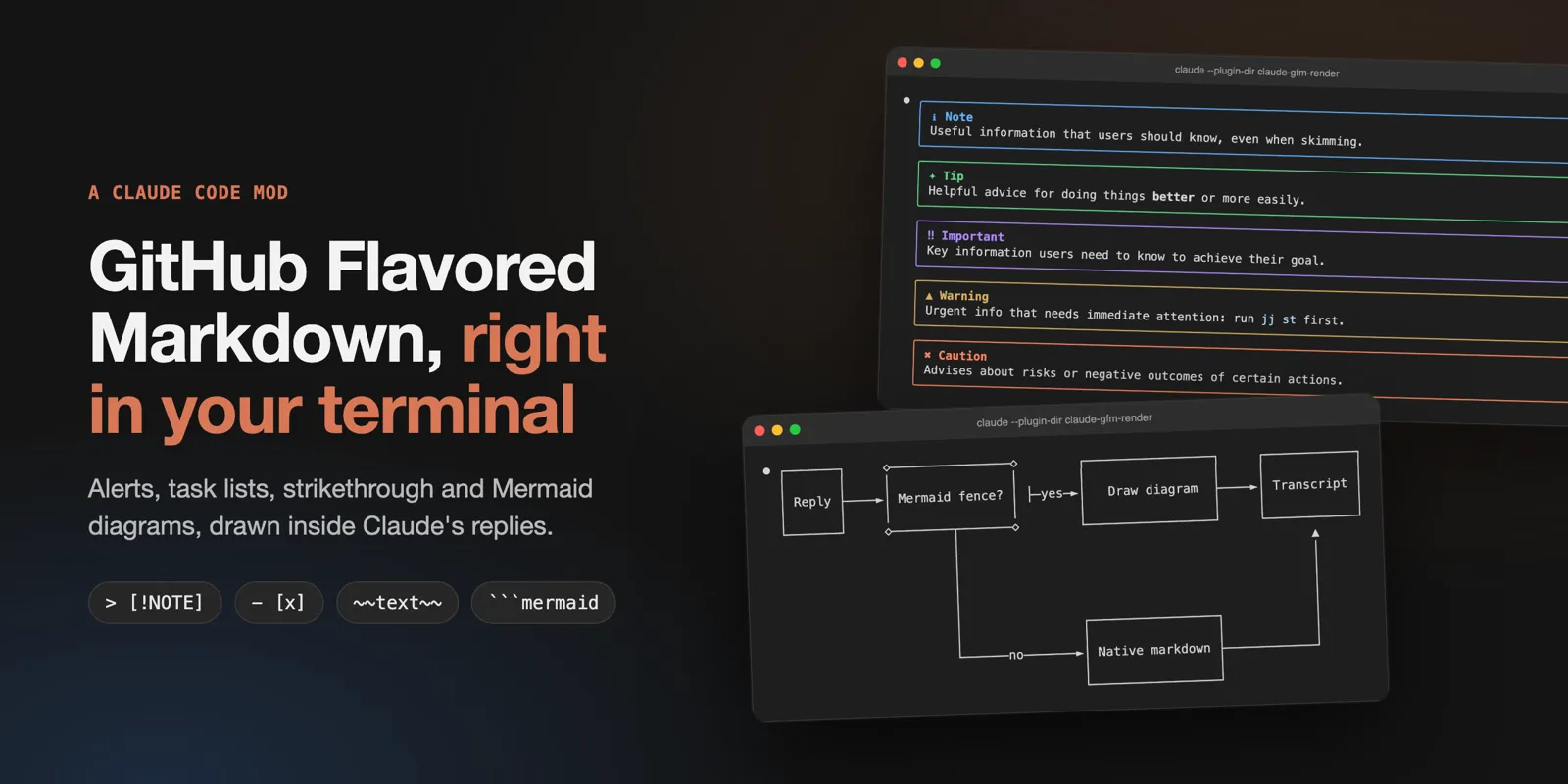 Screenshot of gfm-render