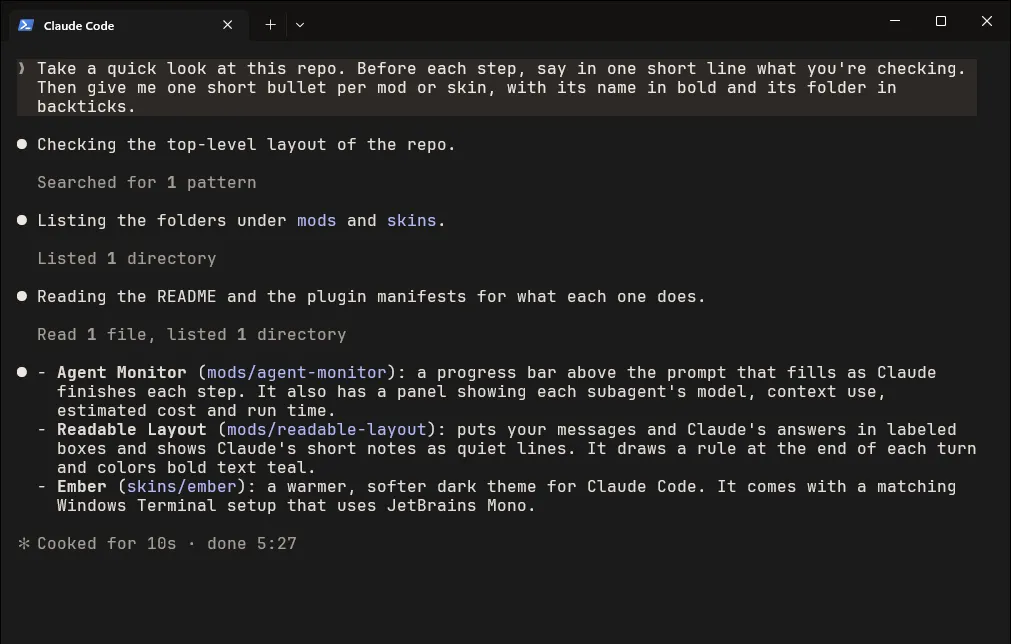 Screenshot of readable-layout