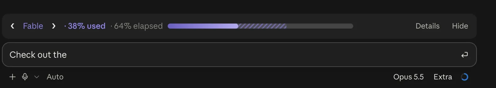 Screenshot of weektoken