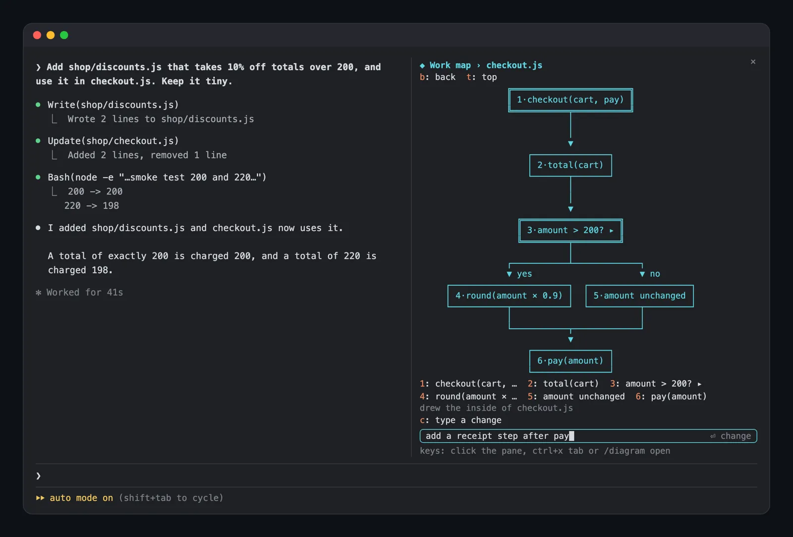 Screenshot of diagram-pane (ray-amjad)