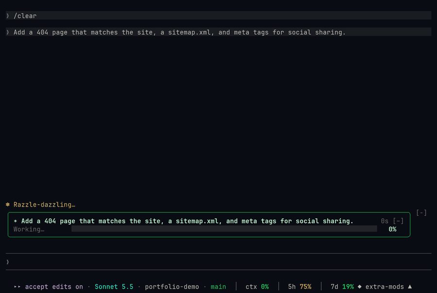 Screenshot of extra-mods