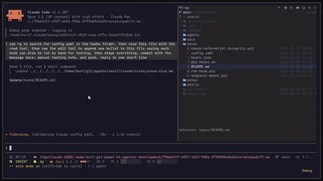 Screenshot of filetree
