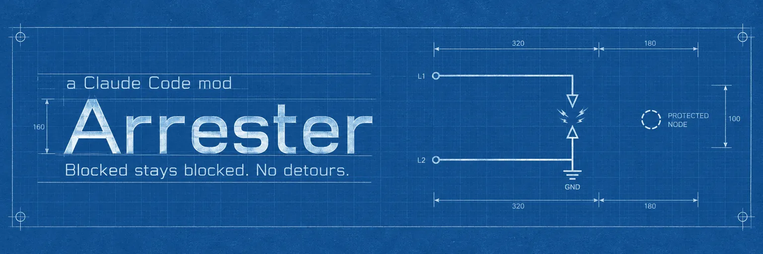 Screenshot of arrester